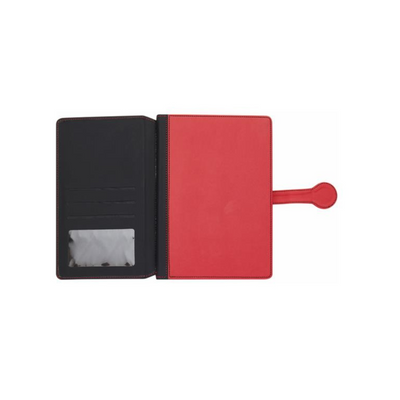 Concept A5 256pg Black Journal Ruled With Card Flap And Round Magnetic Closure