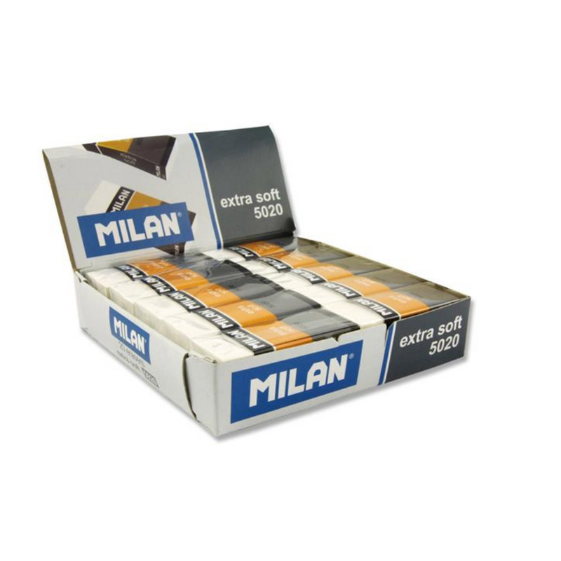 Milan 5020 Extra Soft White Eraser Cdu mulveys.ie nationwide shipping