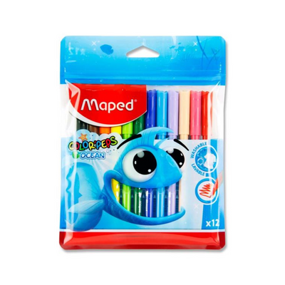 Maped Pkt.12 Colour'peps Felt Tip Markers - Ocean mulveys.ie nationwide shipping