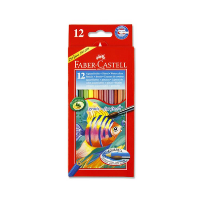 Box 12 Water Colour Pencils W/brush mulveys.ie nationwide shipping