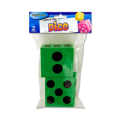 Clever Kidz Pkt.2 Learn And Play Giant Dice