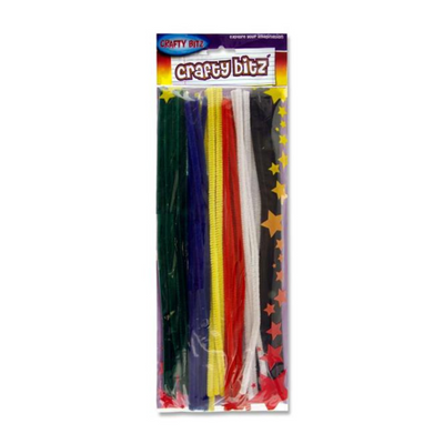 Crafty Bitz Pkt.42 12" Pipe Cleaners Stems - Vivid Chenille mulveys.ie nationwide shipping