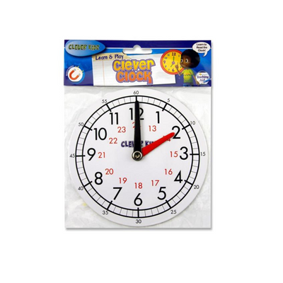 Clever Kidz 15cm Magnetic Clever Clock mulveys.ie nationwide shipping