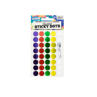 Crafty Bitz Pkt. 200 Stickers - Dots mulveys.ie nationwide shipping