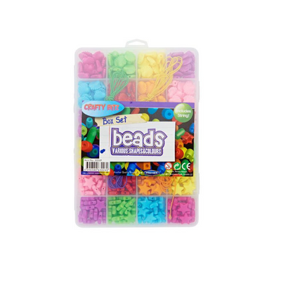 Crafty Bitz Box Set 24 Asst Shape Beads mulveys.ie nationwide shipping