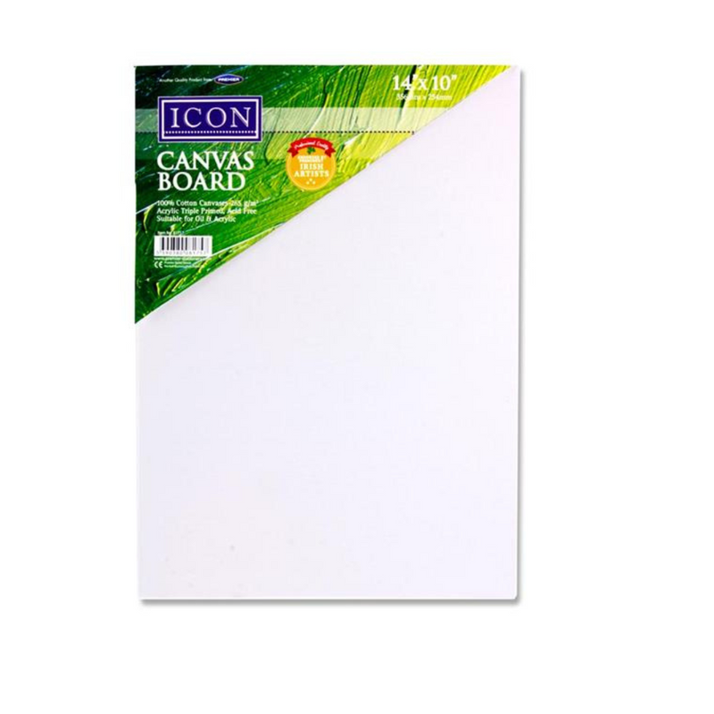 Icon Canvas Board 265gm2 - 14"x10"