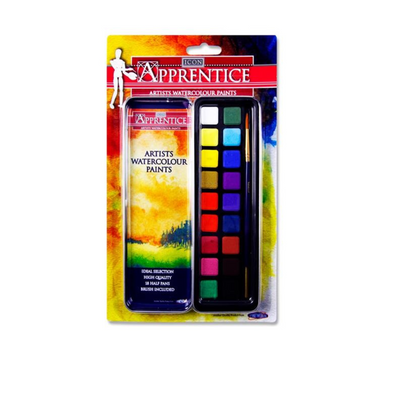 Icon 18pce Watercolour Paint Set In Tin mulveys.ie nationwide shipping