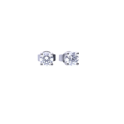 Diamonfire 4 Claw Set 0.5ct Zirconia Stud Earrings mulveys.ie nationwide shipping