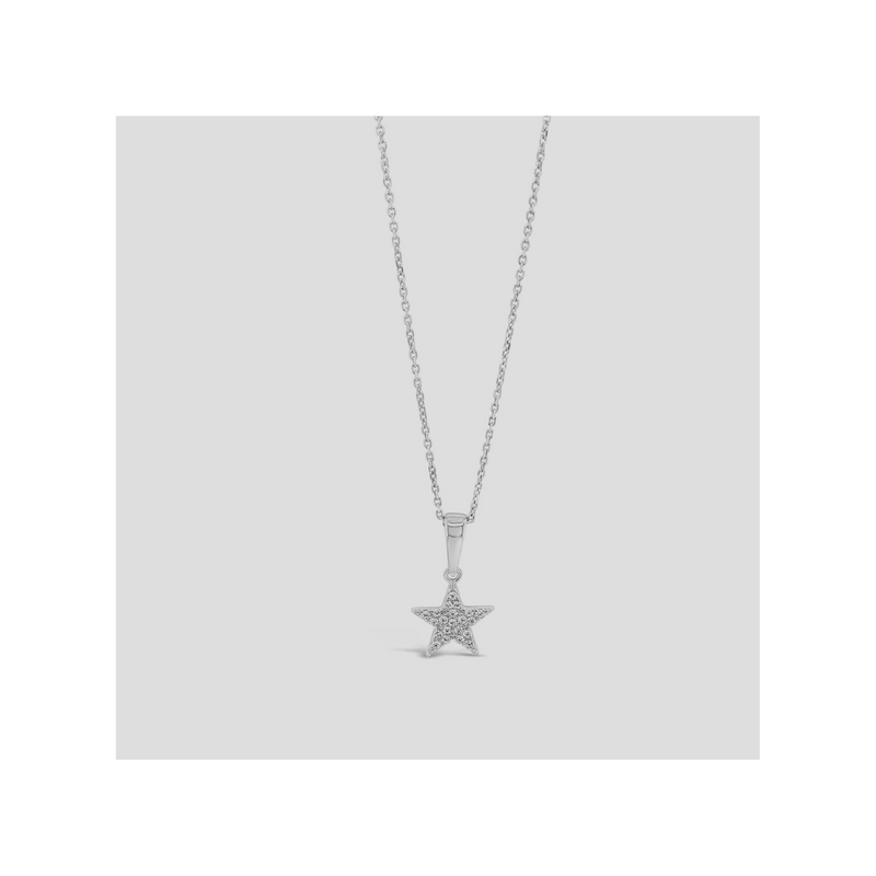 Absolute sterling silver sparkling star necklace mulveys.ie nationwide shipping