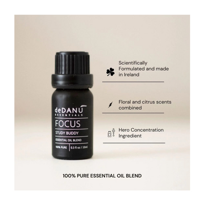 Focus Essential Oil Blend by de Danu mulveys.ie nationwide delivery