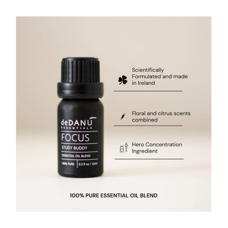 Focus Essential Oil Blend by de Danu mulveys.ie nationwide delivery