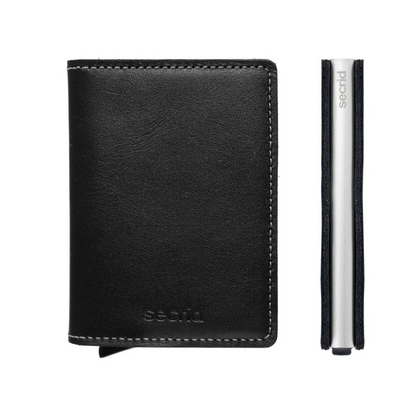 SECRID - slim wallet leather original black