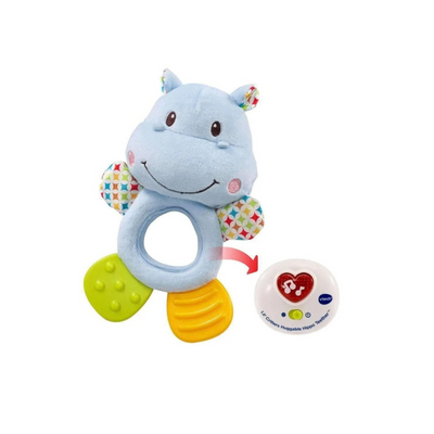 VT502503 VTECH LITTLE FRIENDLIES HAPPY HIPPO TEETHER BLUE