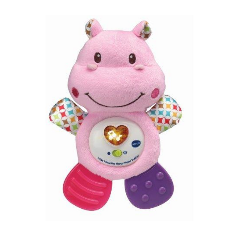 Vtech Little Friendlies Happy Hippo Teether Pink