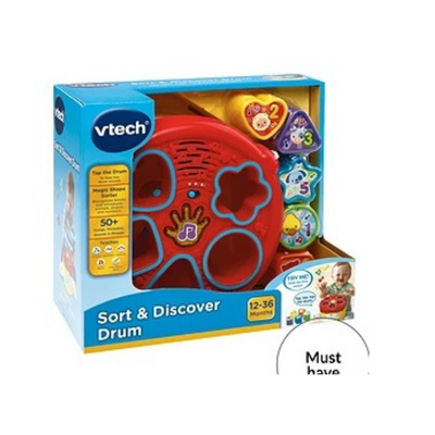 VTech Sort & Discover Drum mulveys.ie nationwide shipping