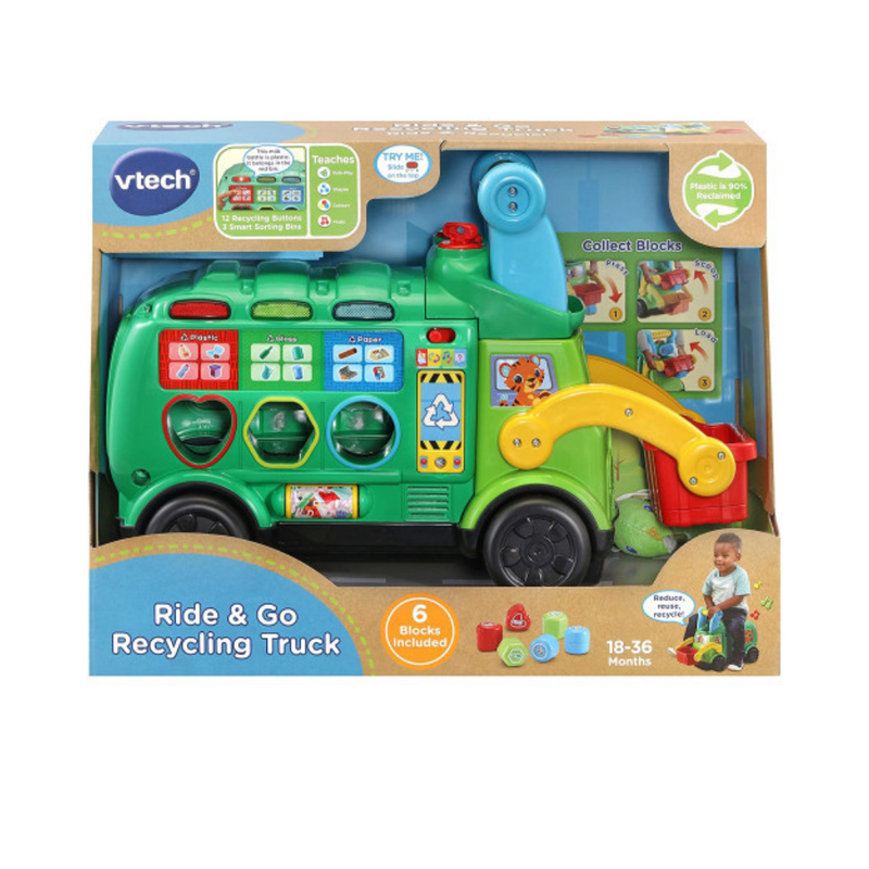 Vtech Ride and Go Recycling Truck mulveys.ie nationwide shipping