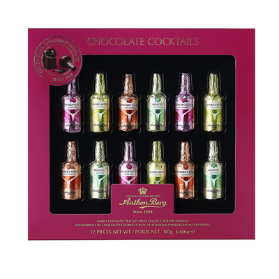 Anthon Berg - Chocolate Liqueurs - Cocktails Flavours - 12 bottles 187g mulveys.ie nationwide shipping
