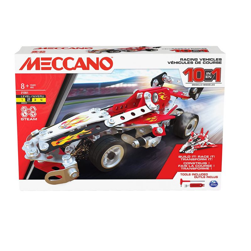 Meccano 10-in-1 Racing Vehicles mulveys.ie nationswide shipping