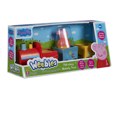 Peppa Pig Weebles Pull Along Wobbly Train mulveys.ie nationwide shipping