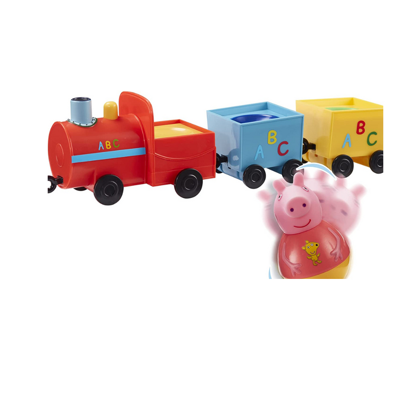 Peppa Pig Weebles Pull Along Wobbly Train