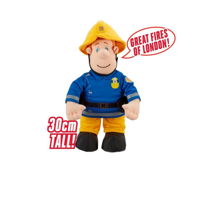 Fireman Sam 12 inch Talking Soft Toy