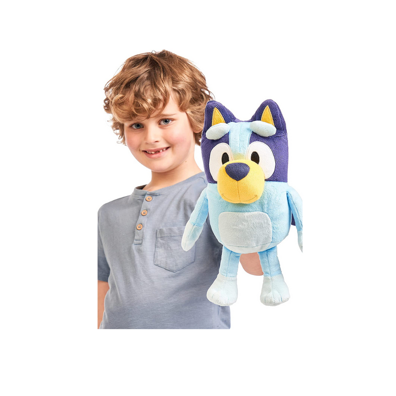 Bluey - 13" Talking Bluey Plush - Interactive - Sing Along with Bluey, 9 Different Phrases