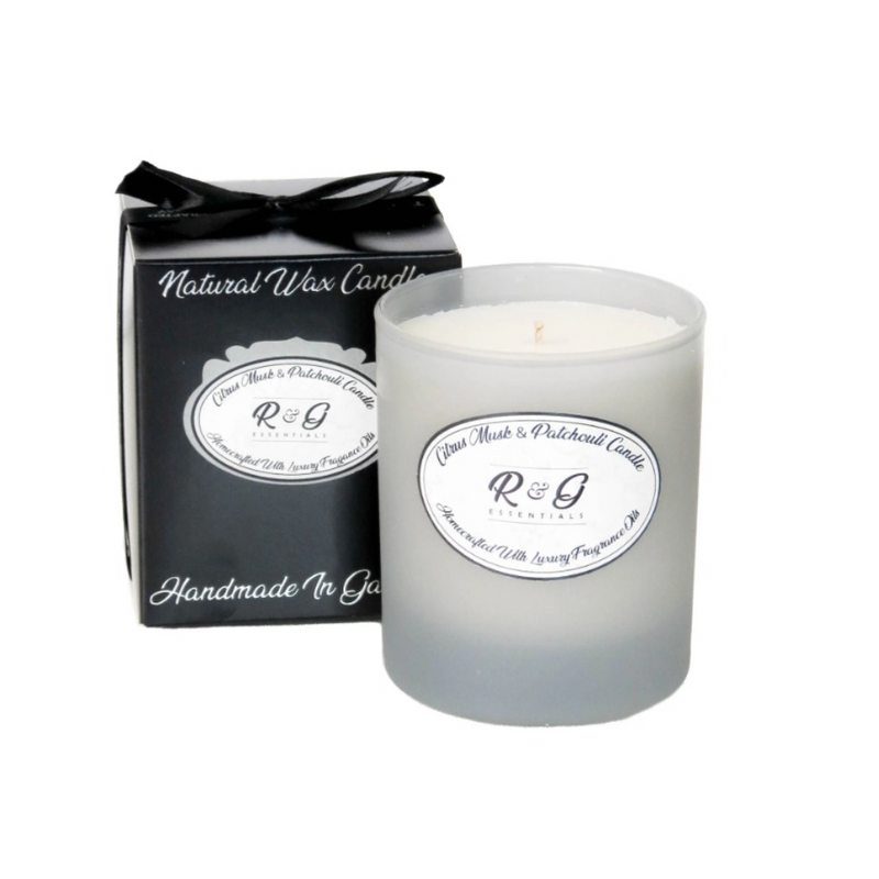 Citrus Musk & Patchouli Candle mulveys.ie nationwide shipping