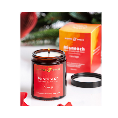 Wizard & Grace Courage Essential Oil Candle (Misneach) mulveys.ie nationwide shipping