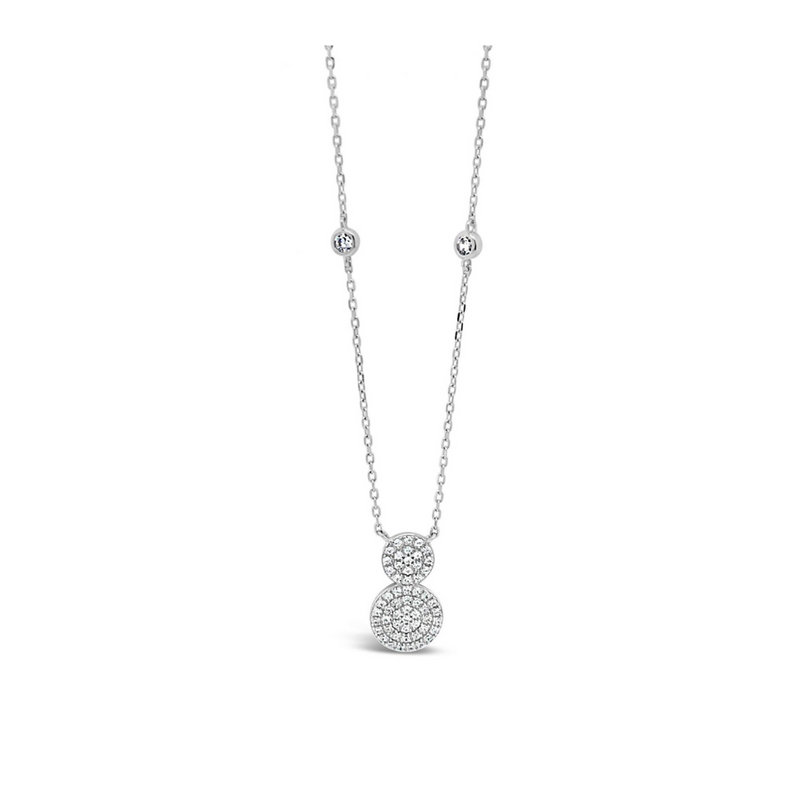 Absolute Sterling Silver Cubic Zirconia Pendant SP108SL