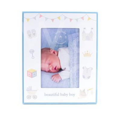 HELLO BABY BUNTING FRAME 4" X 6" BABY BOY mulveys.ie nationwide shipping