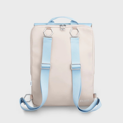 Cluse Le Réversible Backpack, Beige Light Blue, Silver Colour mulveys.ie nationwide shipping