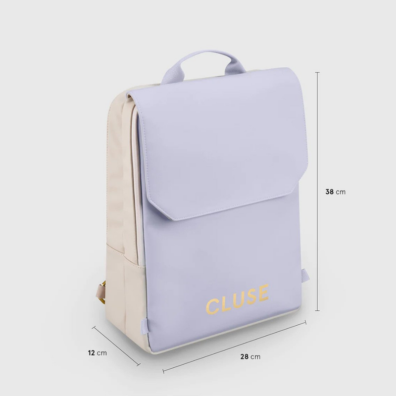 Cluse Le Réversible Backpack, Beige Lilac, Gold Colour mulveys.ie nationwide shipping