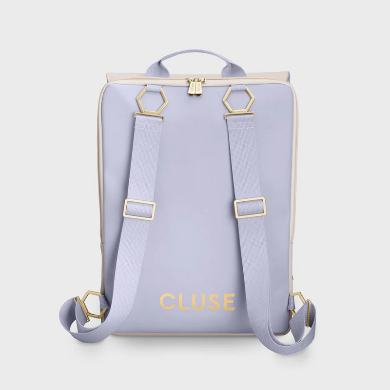 Cluse Le Réversible Backpack, Beige Lilac, Gold Colour mulveys.ie nationwide shipping