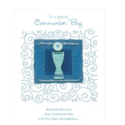 To a Special Grandson on your First Holy Communion Card mulveys.ie nationwide shipping
