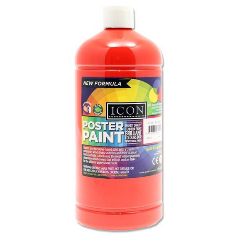 Icon Art 1ltr Poster Paint