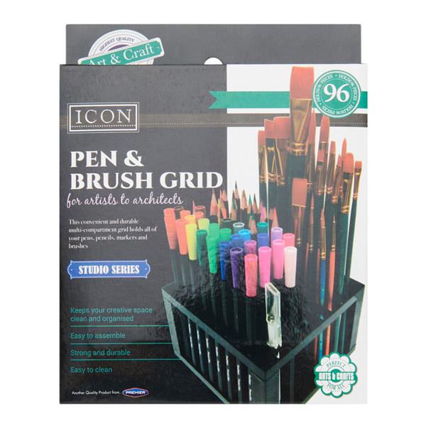Icon ArtIcon Pen & Brush Grid Organiser