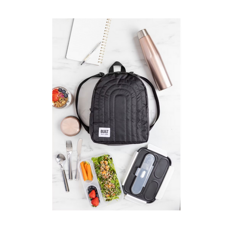 BUILT Puffer Insulated Backpack, 7.2L, Black