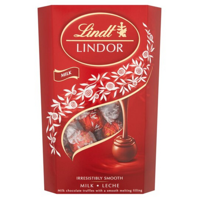 Lindt Lindor Milk Chocolate Truffles Carton 337G mulveys.ie nationwide shipping