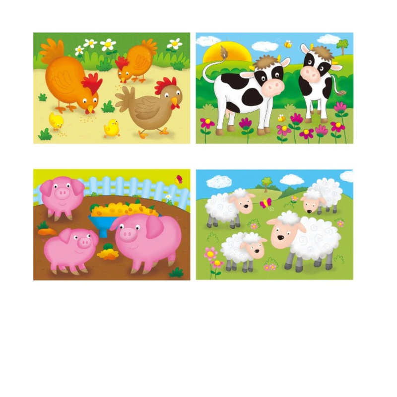 Galt 4 Puzzles in a Box - Farm