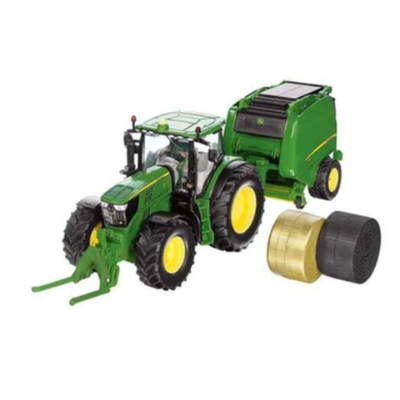 SIKU 3838 JOHN DEERE TRACTOR & BALER 1:32 SCALE mulveys.ie nationwide shipping