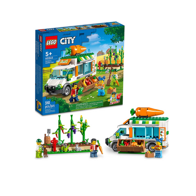 LEGO City Farmers Market Van 60345 Building Toy Set -310 piece mulveys.ie nationwide shipping