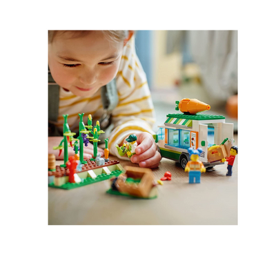 LEGO City Farmers Market Van 60345 Building Toy Set -310 piece