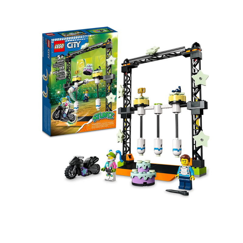 LEGO City Stuntz The Knockdown Stunt Challenge 60341 mulveys.ie nationwide shipping