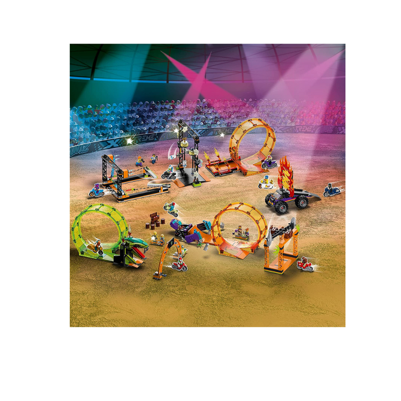 LEGO City Stuntz The Knockdown Stunt Challenge 60341
