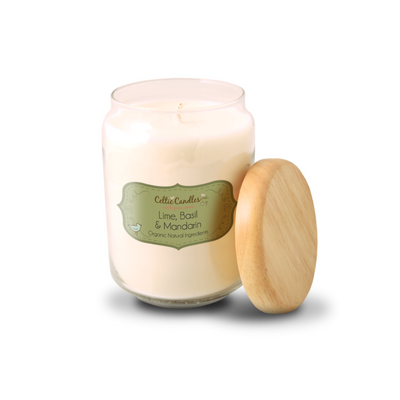 Celtic Candles LARGE POP JAR - LIME, BASIL & MANDARIN Mulveys.ie