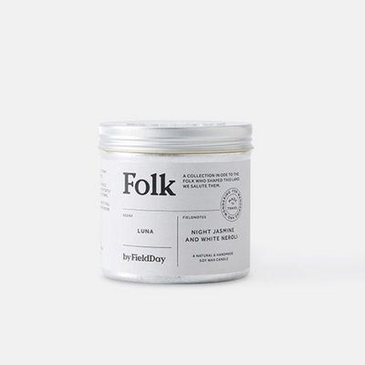 Field day folk tin candle Luna Mulveys.ie