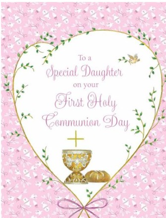 To a Special Daughter on your First Holy Communion mulveys.ie nationwide shipping
