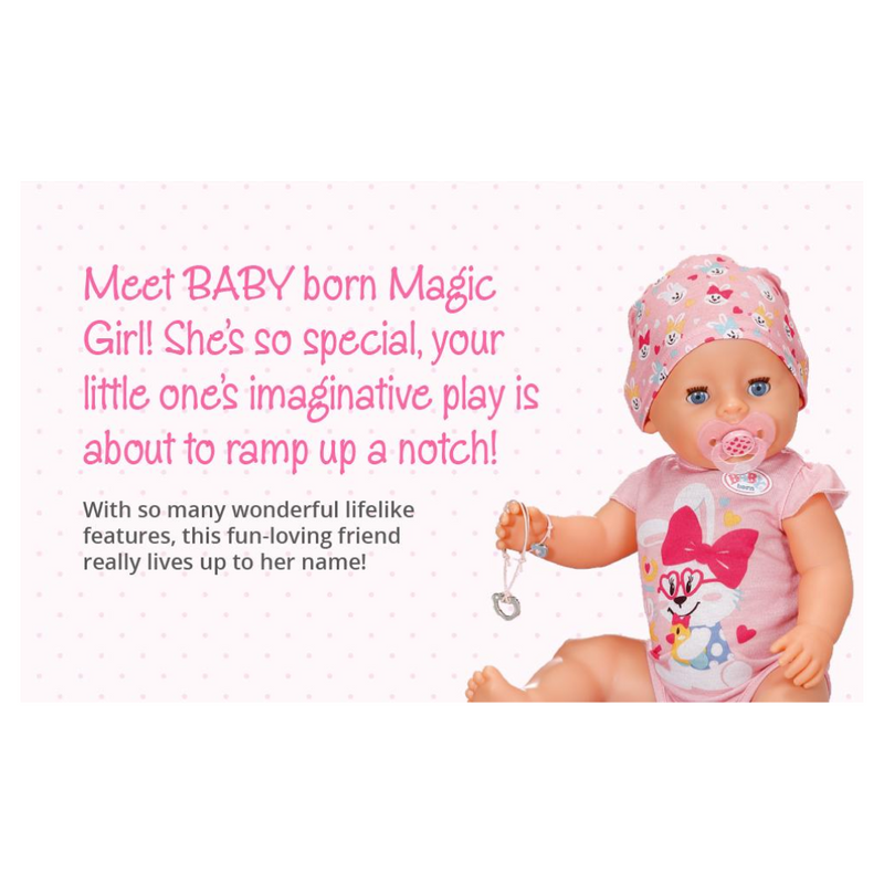 BABY born 43cm Magic Girl