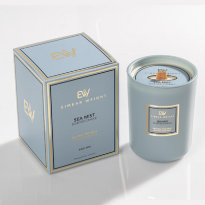Eimear wright Sea mist pine wick candle Mulveys.ie