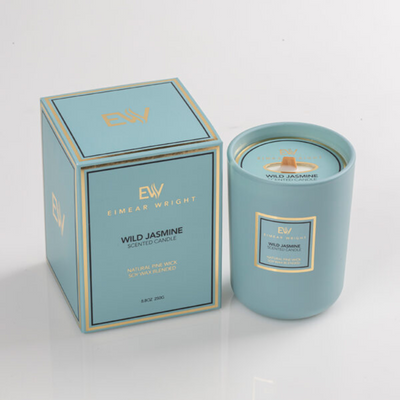 Eimear Wright Wild Jasmine pine wick candle Mulveys.ie